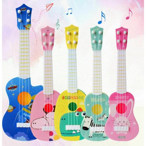 Kids Toy Musical Instrument Animal Ukulele Small Guitar Classical Musical Instrument Educational Toy Play Children Beginner