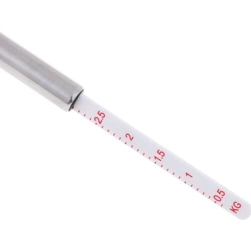 5-50LBS Diagnostic Tools Portable Tire Air Pressure Test Gauge Pen Vehicle Car Motorcycle Tyre Test Meter Pen Silvery