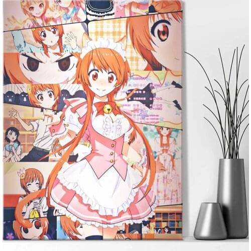 Canvas Prints Paintings Wall Art Nisekoi Tachibana Marika Poster Modular Pictures For Living Room Animation Modern Home Decor