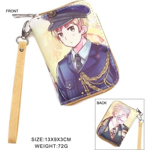 Anime Axis Powers Hetalia PU Short Wallet Vargas Coin Purse