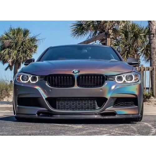 Lively2021 Fit For F30 / F35 w 3 Series 320 325li Modified Small Surround Carbon Fiber v Lip Front Shovel Blade