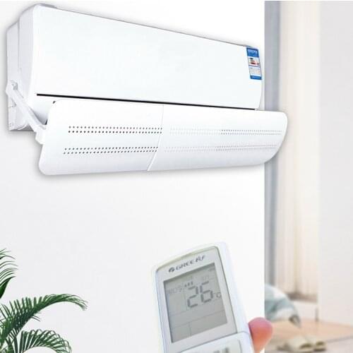 Wall-mounted Deflector Air Conditioner Windshield Anti-direct Blowing Windshield Adjustable Deflector For Home Air Conditioner