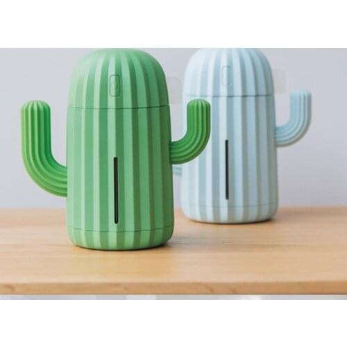 Cactus Shape Large Capacity Portable Desktop Air Humidifier USB Mist Maker Aroma Essential Oil Diffuser for Home Fogger