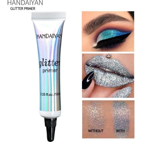 Portable Professional Glitter Eyeshadow Primer Base Primer Eye Shadow Makeup Cream Glue Sequin Multifunctional Makeup Gel TSLM1