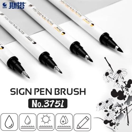 Professional Soft Brush Calligraphy Pen Signature Chinese Words Learning Waterproof Markers Pen Set Drawing School Art Supplies