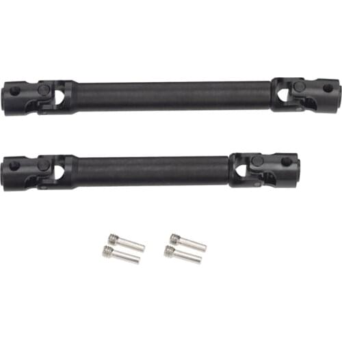 2 Pcs Heavy Duty CVD Drive Shaft for 324MM Wheelbase Traxxas Trx-4 Trx4 1/10 RC Crawler Upgrade Parts Accessories Short Axle 101