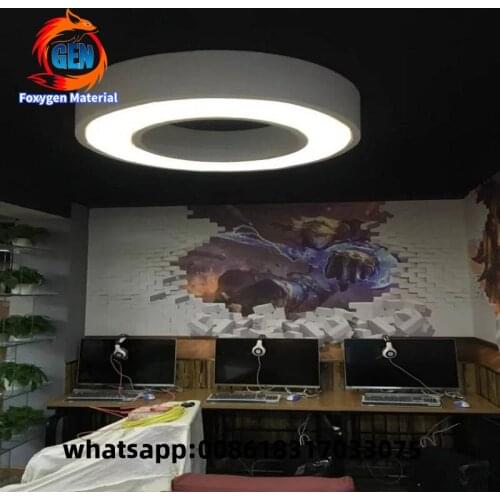 Interior decorative 3d design membrane PVC stretch ceiling film stretch ceiling fabric