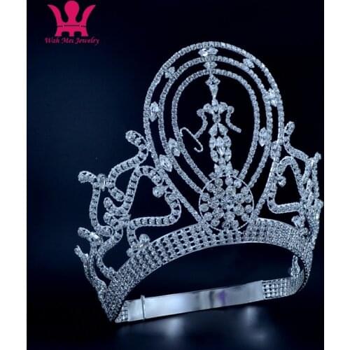 Mo134 Lager Adjustable Miss Univer Classic Princess Hair Jewelry Accessories For Party Prom Shows Headwear Pageant Crown Tiaras