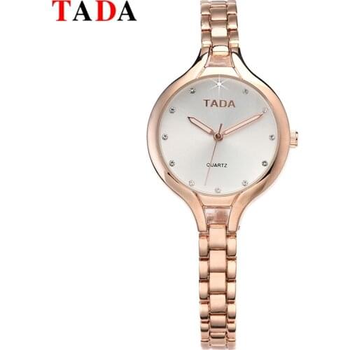 Relojes mujer 2018 Ladies Elegant Bracelet Watch Tada Brand Luxury Quartz Simple Crystal Waterproof Minimalist Women Watches Hot