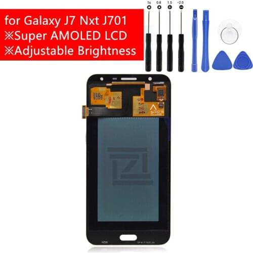 For Samsung Galaxy J7 Nxt J701 lcd display Touch Screen Digitizer Super AMOLED LCD Display for J7 Nxt J701M J7 Neo Repair Parts