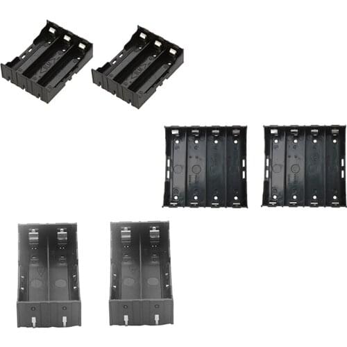 2Pcs ABS 18650 Power Bank Cases 2X 3X 4X 18650 Battery Holder Storage Box Case 2 3 4 Slot Batteries Container With Hard Pin