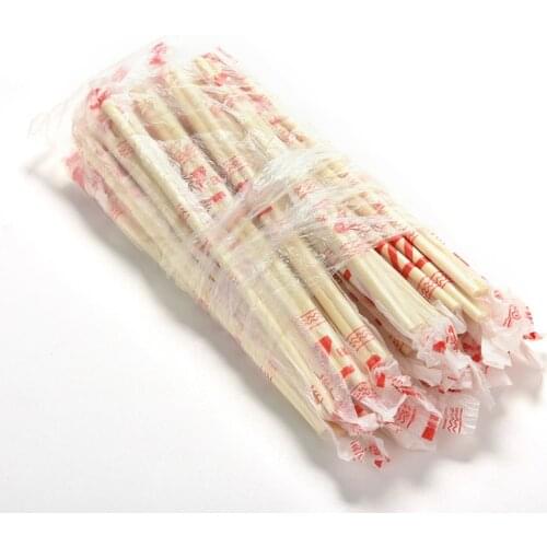 40 Pairs Disposable Chinese Chopsticks Bamboo Wooden Chopsticks