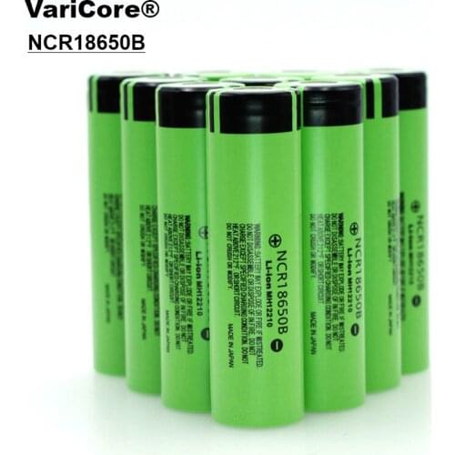 VariCore New Original 18650 3400mAh NCR18650B Rechargeable Battery 3.7 V for Panasonic Laptop batteries
