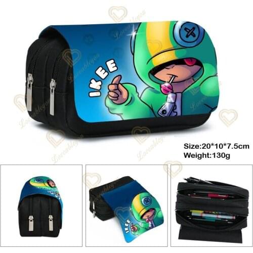 Anime Buzz Leon Crow Spike Shelly Colt Jessie Brock Pen Pencil Bag Case Cosmetic Bag Action Figure Toy Gift For Children Kids