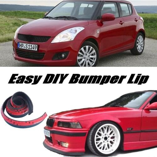 NOVOVISU Bumper Lip Lips For Suzuki Swift+ / Top Gear Shop Spoiler For Car Tuning / Body Kit + Strip
