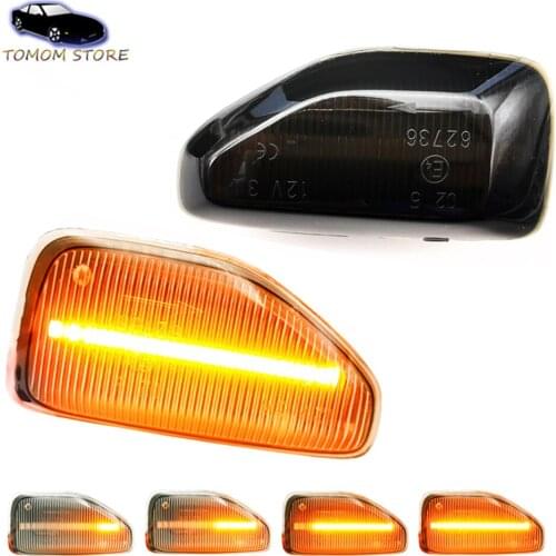 Dynamic Indicator Side Marker LED Turn Signal Lights For Dacia Sandero MK2 Logan MCV MK2 Duster 2Pcs
