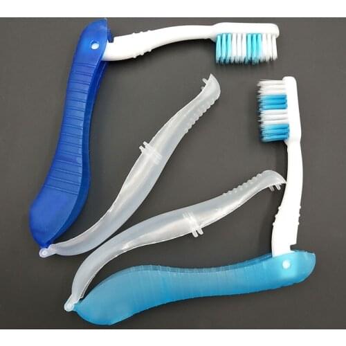 Hygiene Oral Portable Disposable Foldable Travel Camping Toothbrush Hiking Tooth Brush Tooth Cleaning Tools