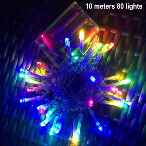 Warm White Christmas Tree Fairy Lights Twinkle Rainbow Light Fairy Light Durable Romantic Xmas Decor Landscape Lamp Multi Color