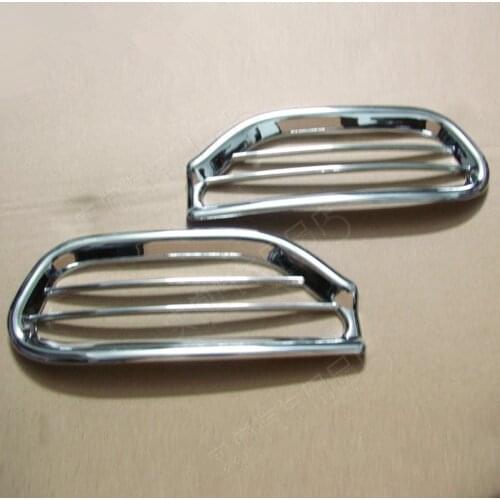 Fog light cover FOR 2008 09 10 CHEVROLET CAPTIVA FRONT REAR ABS chrome fog lamp cover FREE SHIPPING plating car-styling stickers