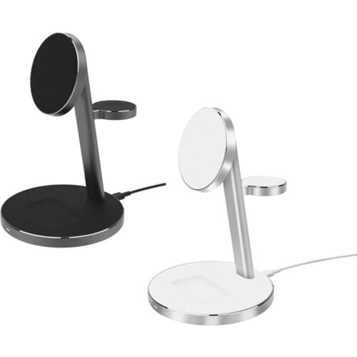 15W 3 in 1 Magnetic Wireless Charger Fast Charging Station for iPhone 12 Pro Max Chargers for Apple Pro