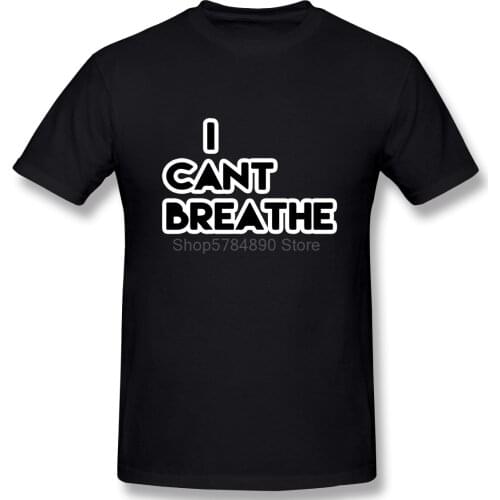 George Floyed Black Racial Discrimination In Minnesota T Shirt I Cant Breathe Black Matter Mask Men Short Sleeve