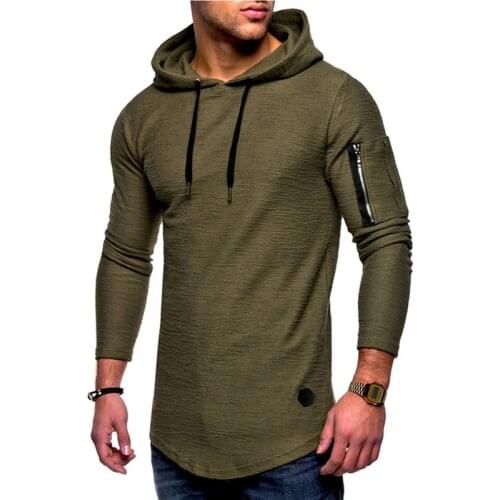 2018 Autumn Mens Hoodies Plus Size M-3XL Men Long Sleeve Solid Pullovers Hooded Sweatshirt Men Hip Hop Streetwear Sweat Homme