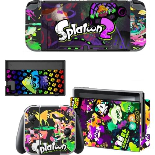 Splatoon 2 Nintendo Switch Skin Sticker NintendoSwitch stickers skins for Nintend Switch Console and Joy-Con Controller Vinyl