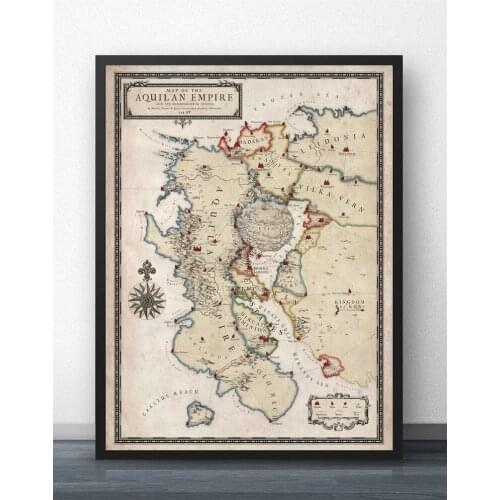 Skies of Fire Map Movie Wall Art Paint Wall Decor Canvas Prints Canvas Art Poster Oil Paintings No Frame