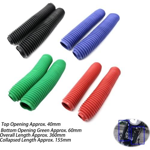 Front Fork Cover Shock Boots Dust For Husqvarna Honda Yamaha Kawasaki 125 200 250 300 450 FC TE FE CRF XR YZF KXF KLX EXC