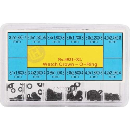 Mini Watch Crown Rubber O-Shape Waterproof Pack Of Seal Ring Wristwatch Accessories High Quality Watch Tool For Watchmaker b