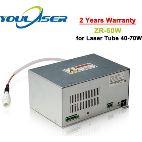 High Quality ZR-60W Co2 Laser Power Supply 60w for Co2 Laser Engraving and Cutting Machine