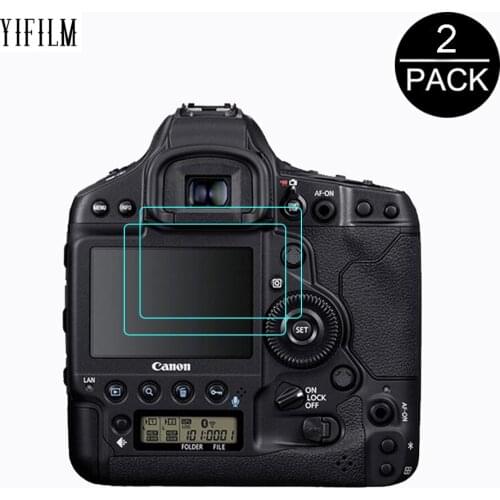 2pcs 2.5D 9H Clear Tempered Glass For Canon EOS-1D X Mark III Mark3 Camera LCD Screen Protector Anti-Scratch Water-proof Glass