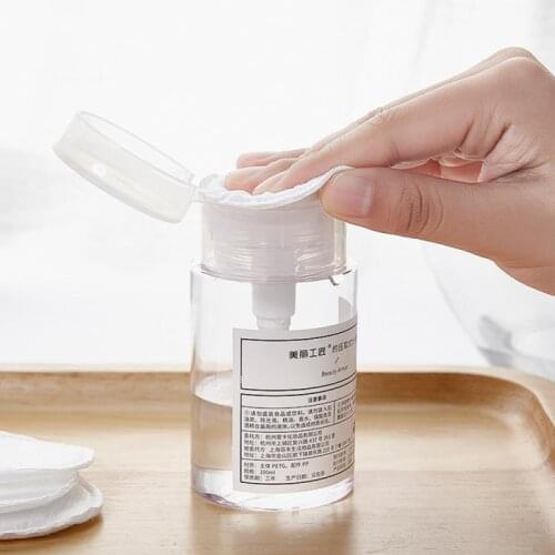 100ml Portable Empty Sub-bottle Press Bottles Make Up Remover Water Bottle Cosmetic Container Transparent Liquid Bottle