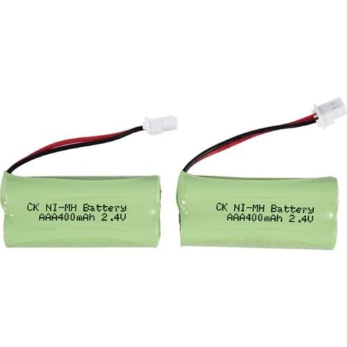 2X 2.4V 400Mah Battery For 2SN-AAA40H-S-X2 2SNAAA70HSX2F