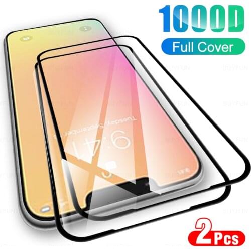 2Pcs HD Full Cover Protective Tempered Glass For iPhone 13 Phone Screen Protector Glas Film For APPLE iPhone13 Aifon 6.1" 2021