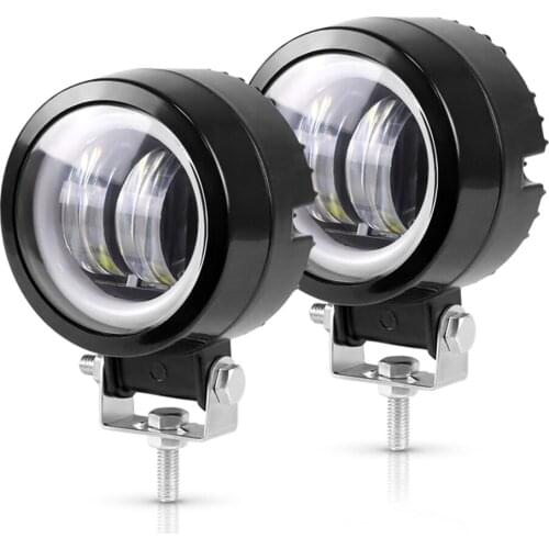 20W Angel Eye Halo Ring Offroad LED Work Light Motorcycle Boat Truck 4x4 DRL 12V 24V Auto Auxiliary Indicator Driving Fog Lamp