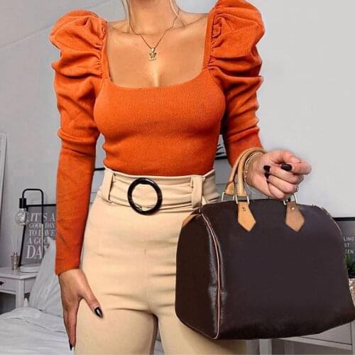 2021 Winter Autumn Women Tshirts Pullover Crop Top Tees Long Sleeve Black White Solid Short Top Tees T-shirts Women