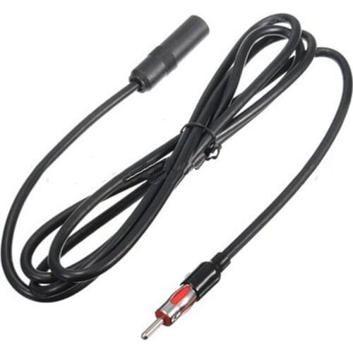 71inch Universal Car AM FM Adapter Cable Male to Female Radio AM/FM Antenna Adapter Extension Cable Accessories