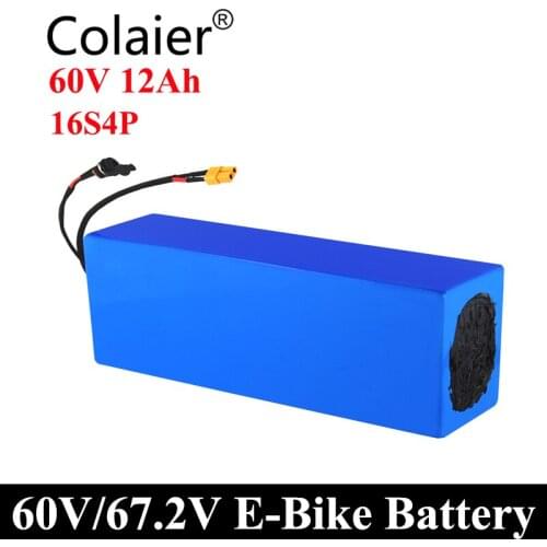 Colaier E-bike battery 60V 30ah 20ah 25ah15ah 12ah li-ion battery pack bike conversion kit bafang BMS High power protection