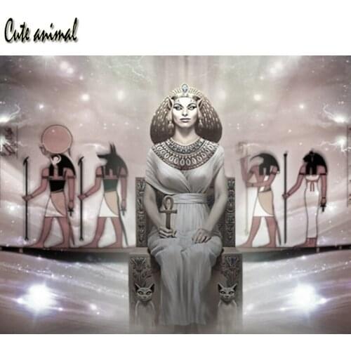 Diamond Painting Egypt queen classical Full Square Round Drill 5d Diamond Embroidery Diamond Mosaic Home Decoration Handmade new