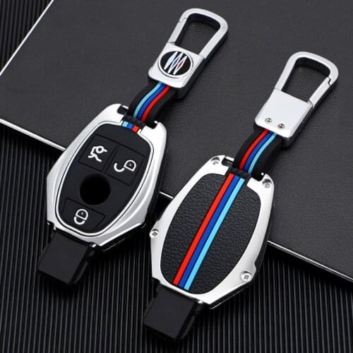 Zinc Alloy Car Key Fob Chain Cover Case For Mercedes Benz W205 W212 X253 W166 X204 X166 W176 W246 W204 W222 W463 X156