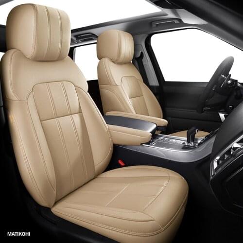 MATIKOHI Custom Leather car seat cover For BMW 7 Series F01 F02 F03 F04 G11 G12 E65/66 X1 E84 F48 F49 Automobiles Seat Cover