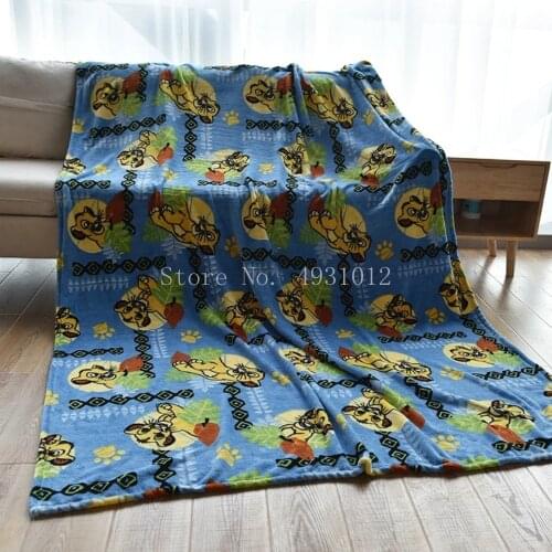 Kids Cartoon Lion King Simba Nala Blanket Throw Flannel Fleece Children Warm Bed Throw Blanket Newborn Baby Boy Kids Blankets