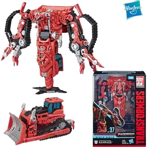 Anime Original Hasbro Transformers Studio Series SS37 Rampage Anime action figures Model Toys for Children Birthday gift 17cm