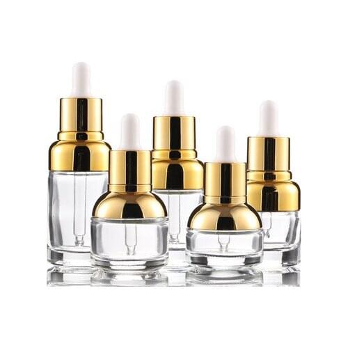 20 ml 1 oz 50ml cosmetic glass dropper bottle Refill Tea Tree Oil Essential Aromatherapy Perfume Container Liquid Pipette Bottle