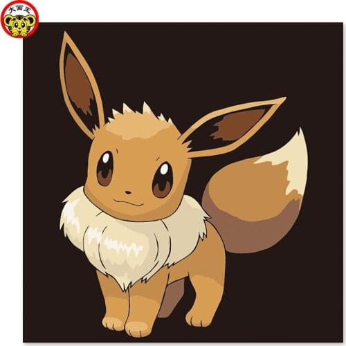 Painting by numbers art paint by number Cute, cute little animals, four like, big eyes, long headphones, big collar, big tail DI