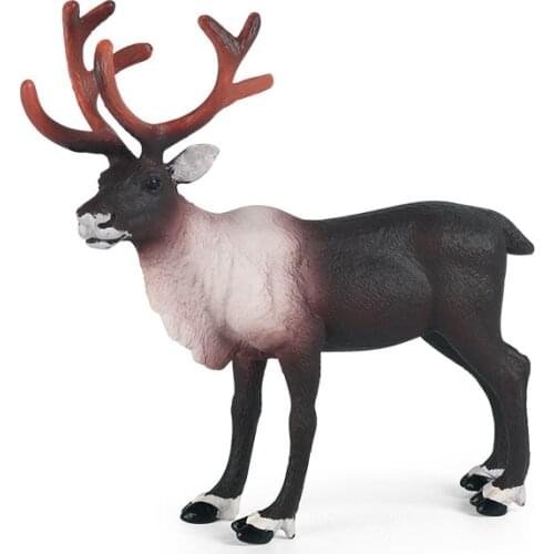 Simulation Wapiti Model Action Figure Wild Animal Action Figures Collection PVC Toy Kids Gift Christmas Decorations