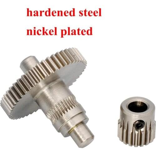 Nickel Plated Hardened Steel Extruder Gears, Motor Pinion Extruder Spur for Original Prusa Mini 3D Printer