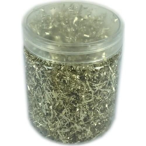 One bottle of Colorfull Gold Wire, Champagne Silver color, Taiwan Imitation Silver Foil, Craft Decoration