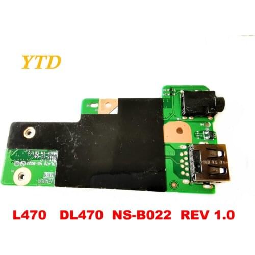 Original for Lenovo L470 USB board L470 DL470 NS-B022 REV 1.0 tested good free shipping